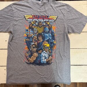 Next Level Apparel Gray Graphic Tee